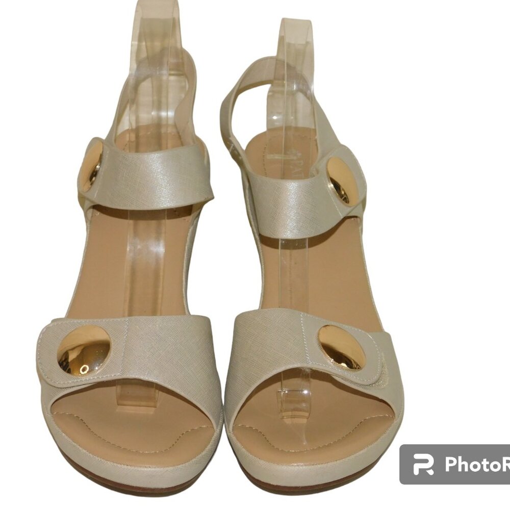 Elegant Cream Women's Heels - Picture 2 of 11